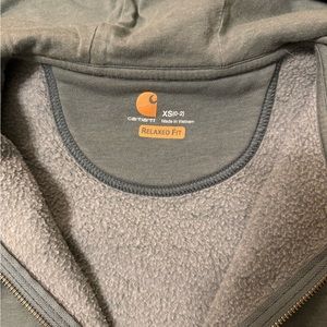 Carhartt light blue XS zip up hoodie